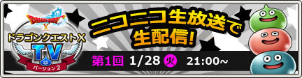ドラゴンクエストx Tv Ver 2 第1回 14 1 23 目覚めし冒険者の広場